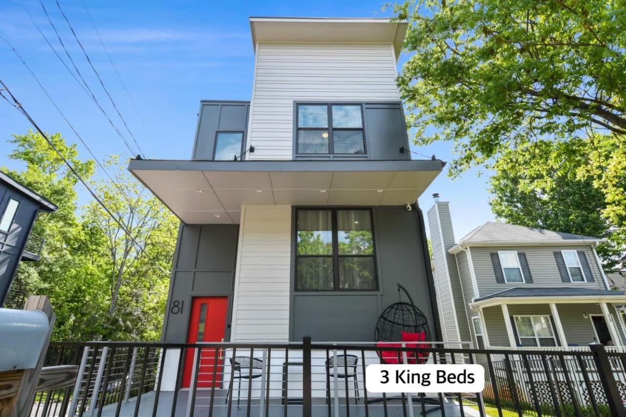 The Red Door - Ultra Modern Atlanta Home - Designedbydom Eksteriør bilde